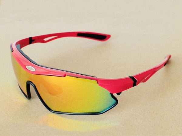 Glossy Red Grey with True Red Lens