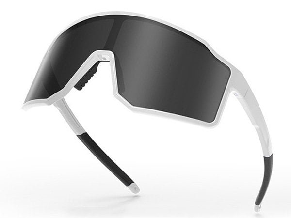 Glossy White Grey Polarized