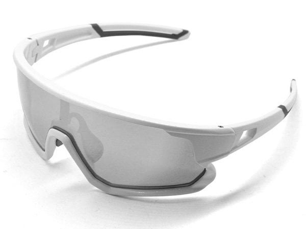 Matte Black Frame Clear to Red Photochromic Lens
