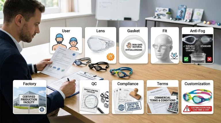 How to Source Swimming Goggles: 10 Critical Factors for Buyers