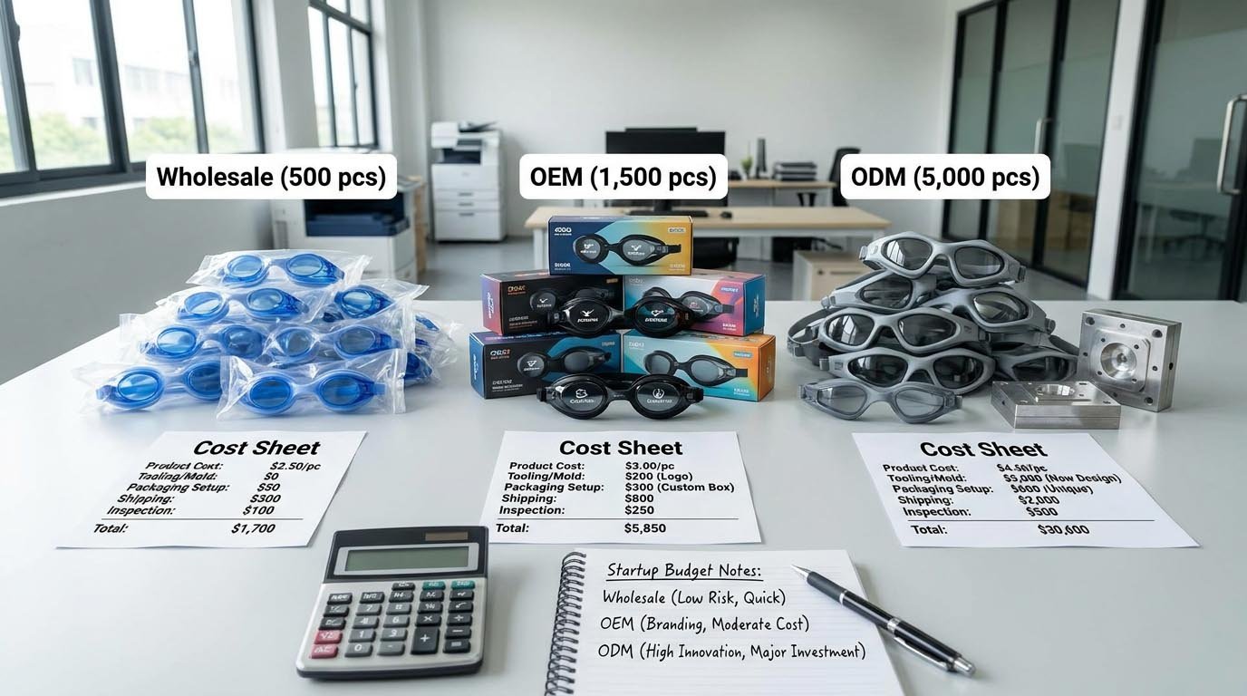 Cost Comparison for Wholesale OEM ODM Swimming Goggles Cost Comparison Swimming Goggles Manufacturing
