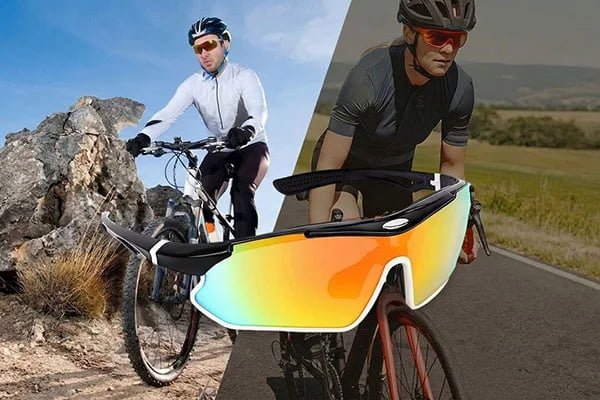 Custom cycling sunglasses for private label