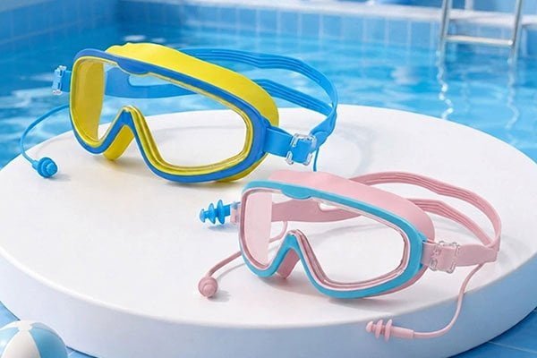 Children's HD waterproof large-frame swimming goggles