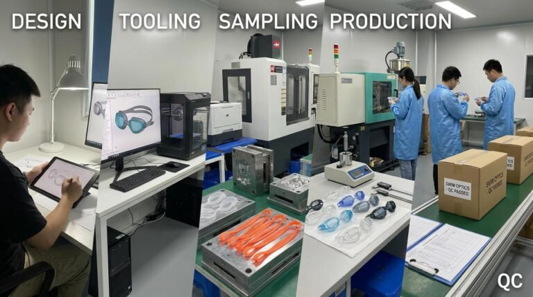 Swimming Goggles OEM Process: From Concept to Mass Production