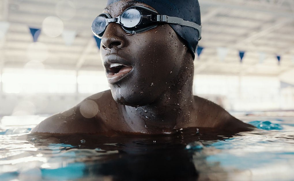 Jerry professional swimming goggles product showcase