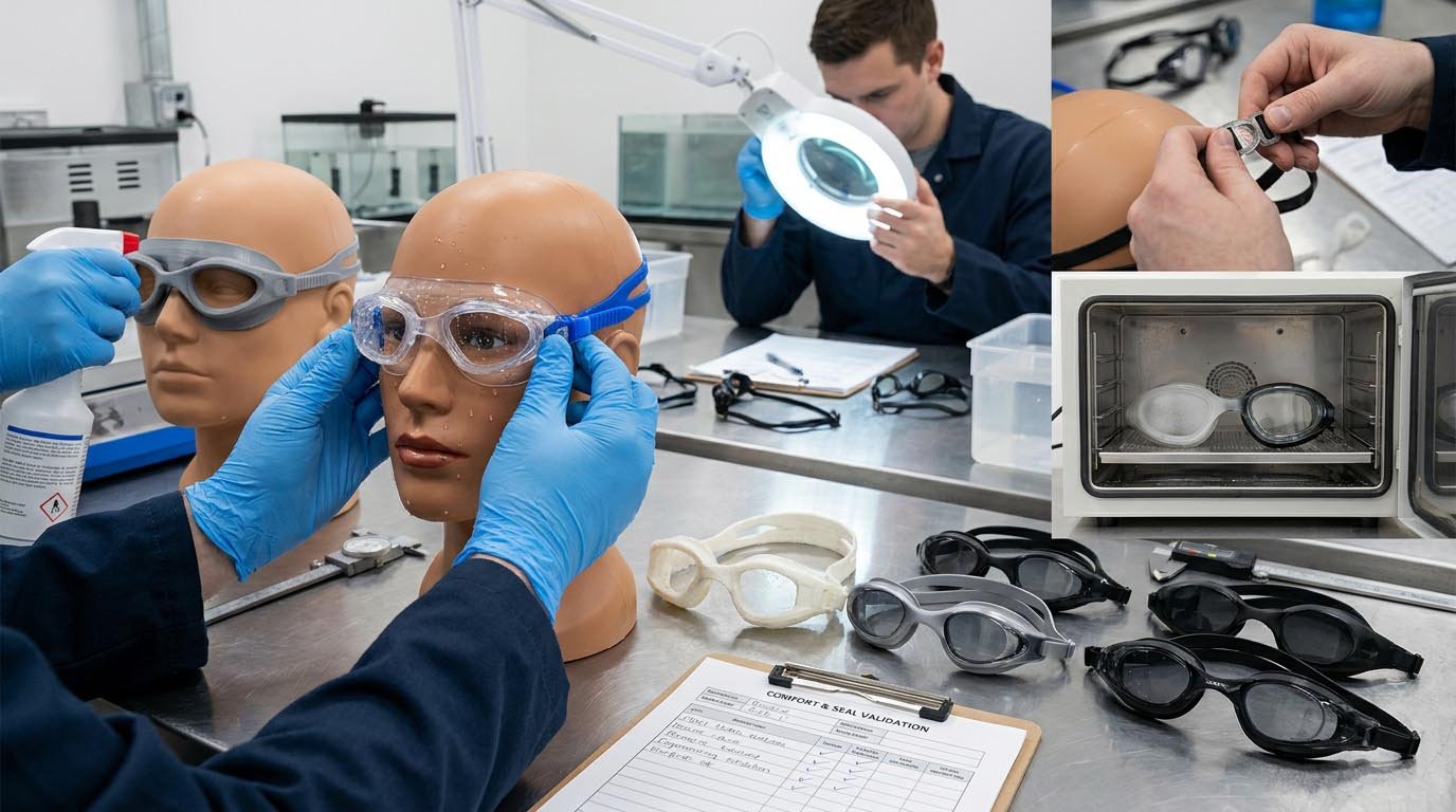 Swimming Goggles Prototype Development and Validation Prototyping and Fit Testing Process