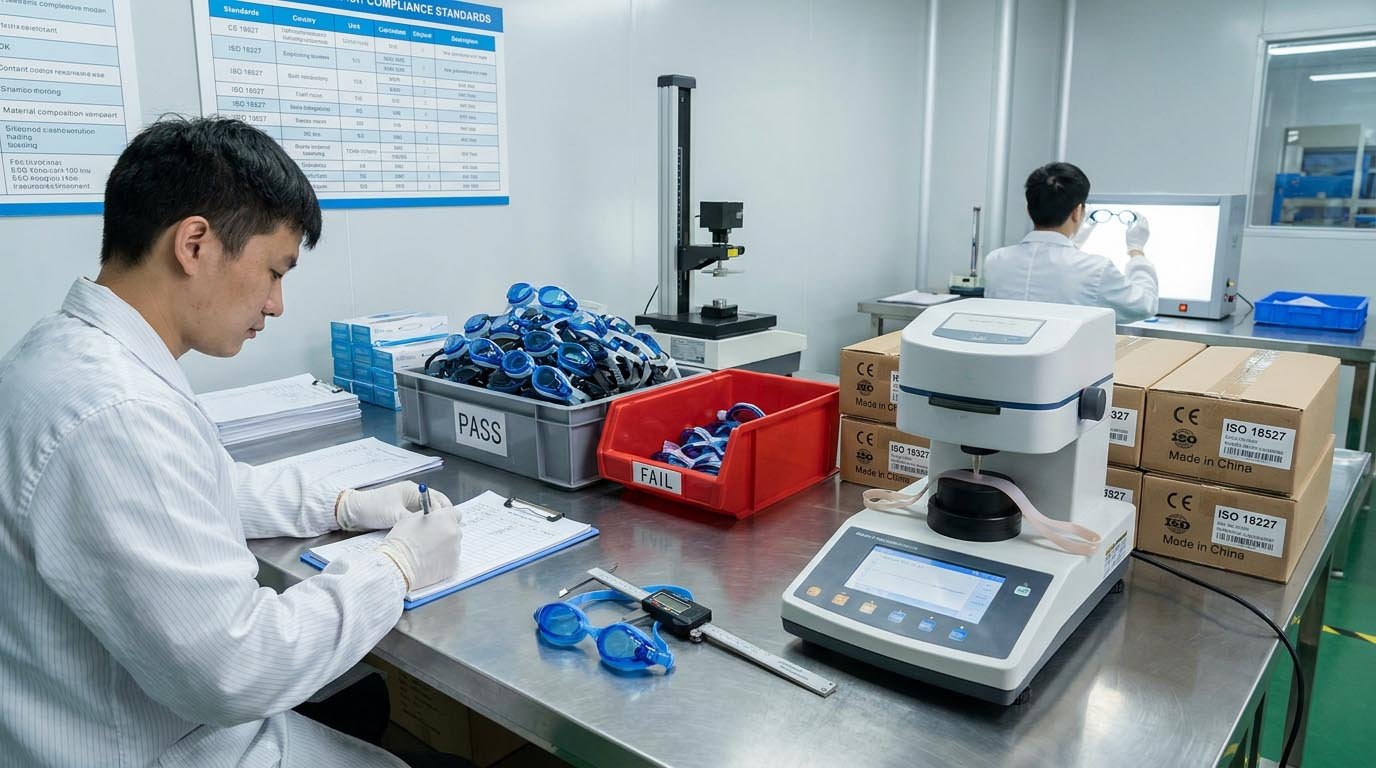 Swimming Goggles Quality Control and Compliance Testing Quality Control and Compliance Testing
