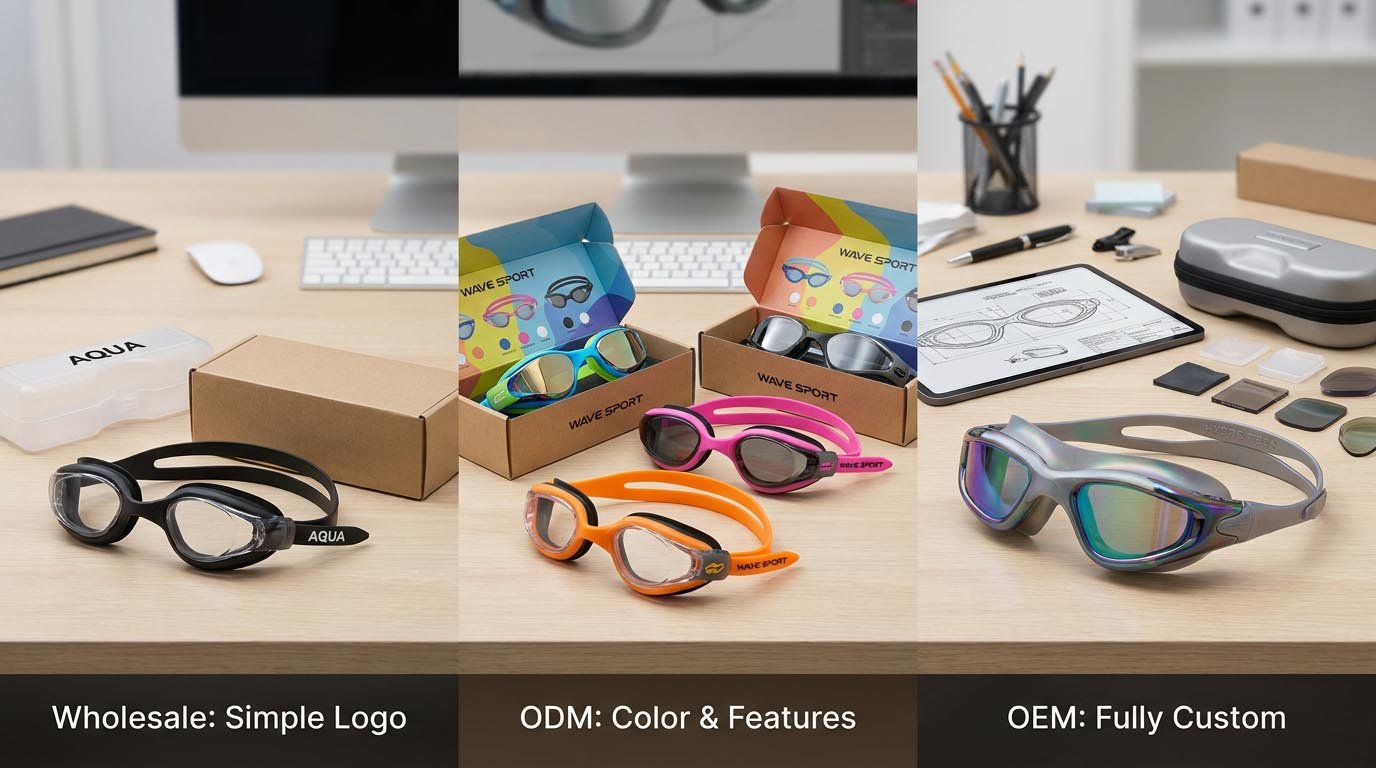 Design and Customization Options in OEM ODM Wholesale Goggles Swim Goggle Customization Levels by Manufacturing Model