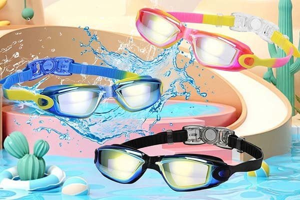Kids Splash Goggle -- children's swimming goggle with anti-fog lens