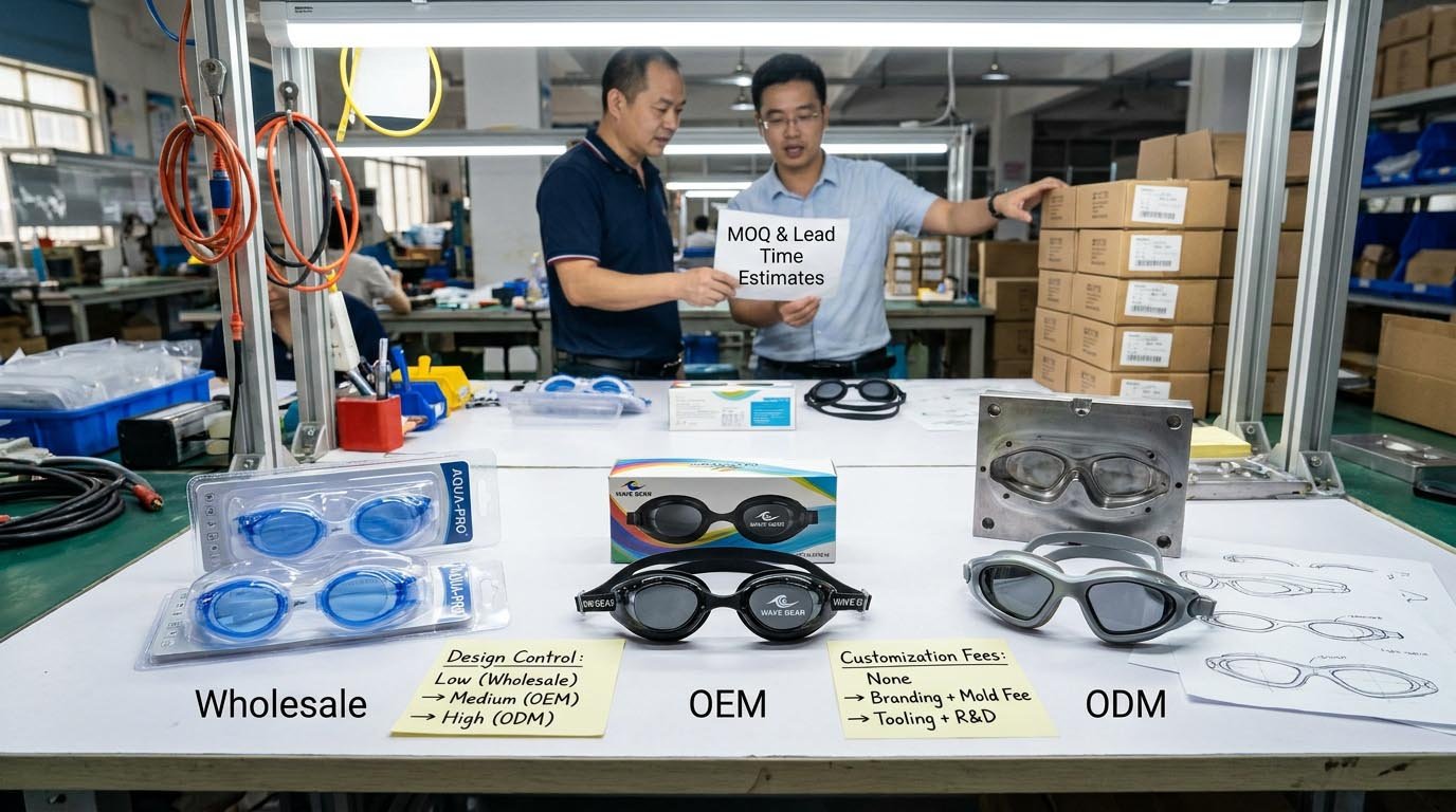 Understanding OEM ODM Wholesale for Swimming Goggles Understanding Swim Goggle Manufacturing Models