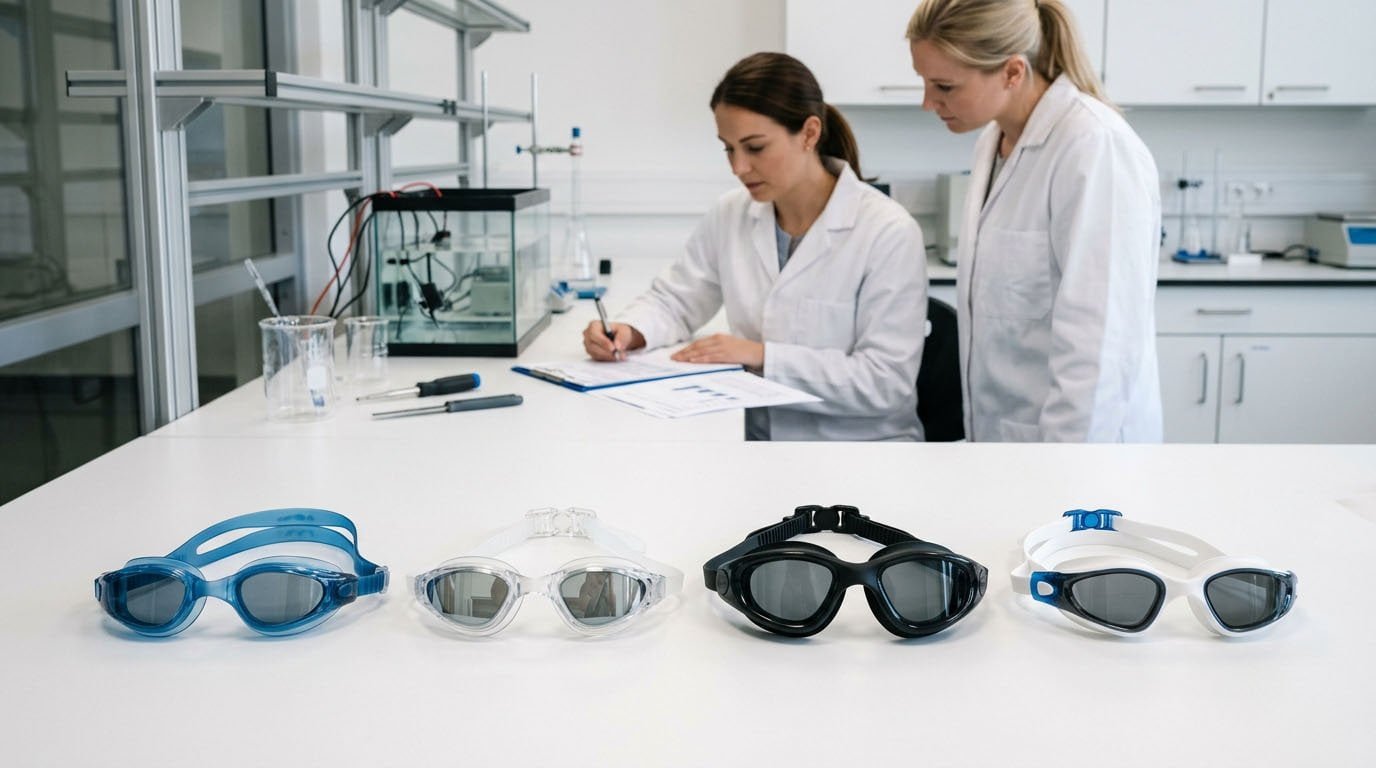SGS vs Intertek vs TÜV vs Bureau Veritas swim goggle testing comparison
