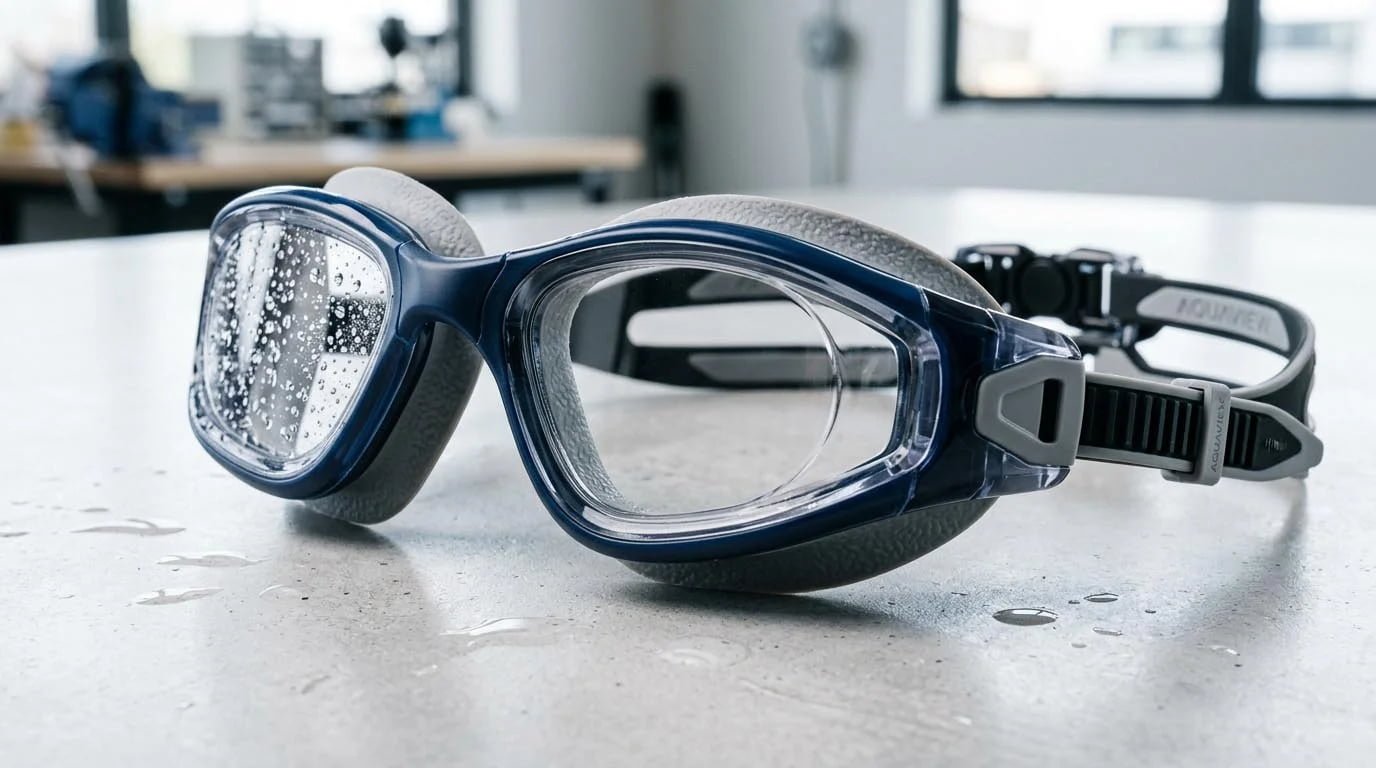 Swimming goggles anti-fog coating