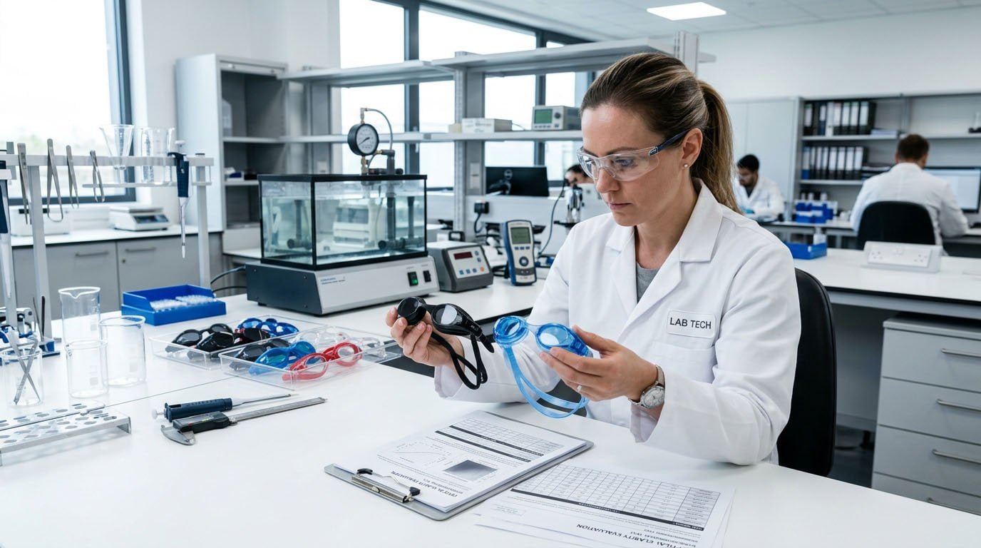 Compare laboratory facility rather than testing company logo
