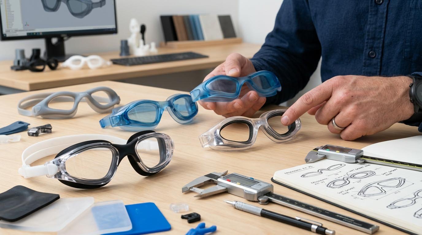 Swimming goggle product definition and R&D design brief