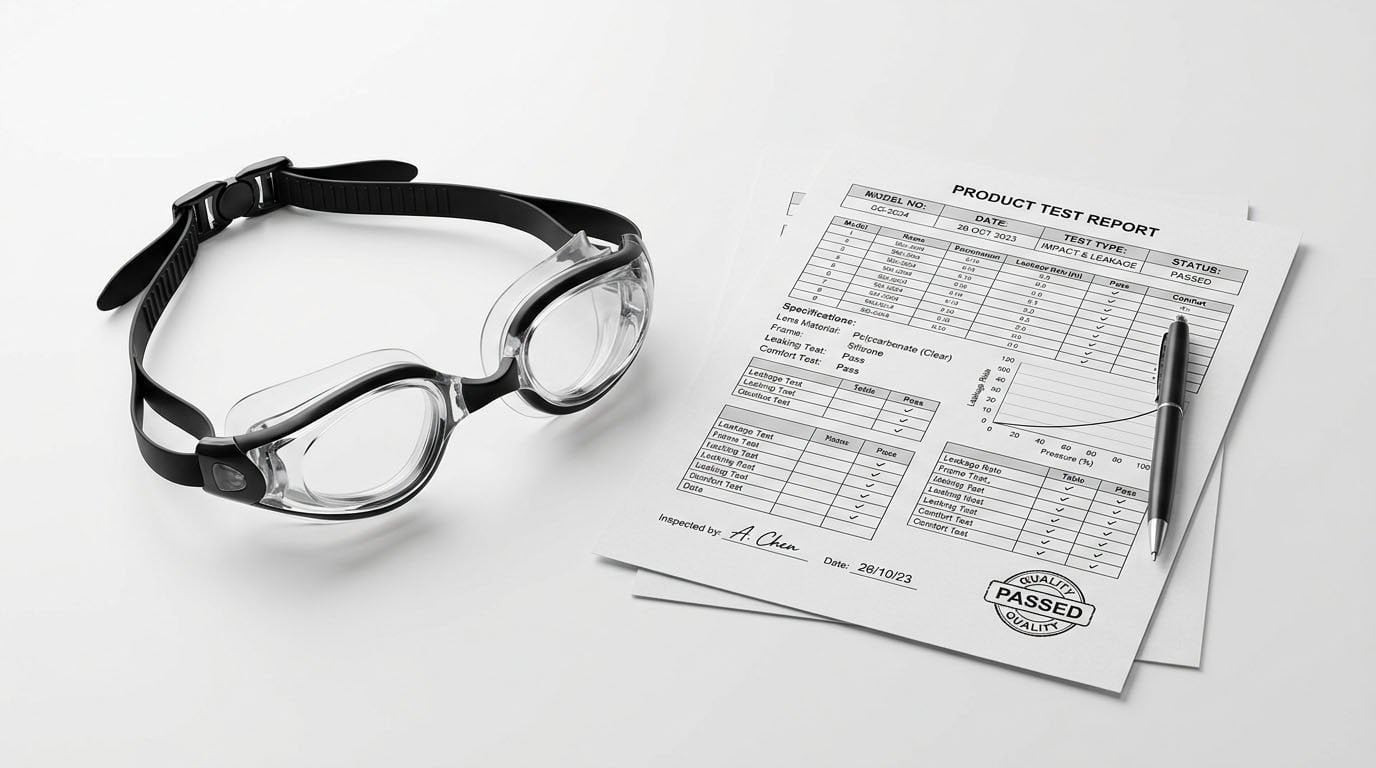 What Test Reports Should a Swimming Goggle Manufacturer Provide?