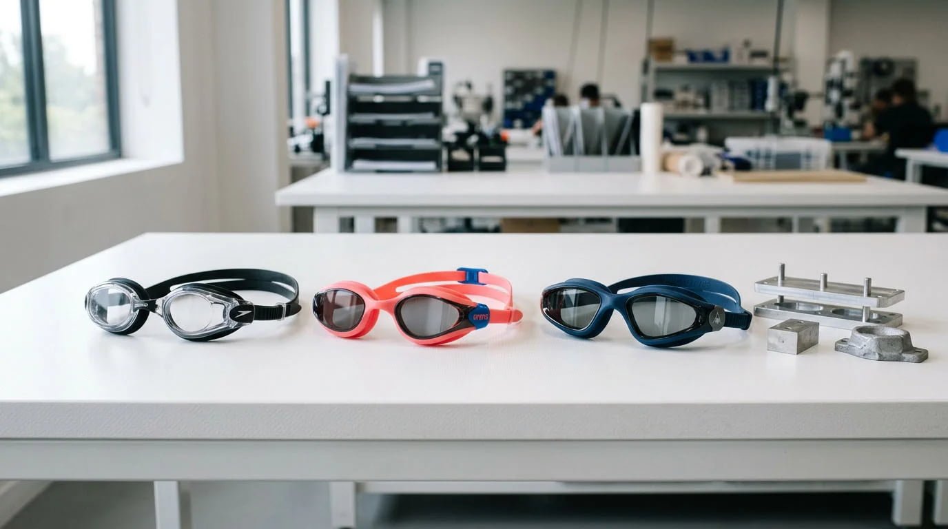 why swimming goggle moq changes by customization depth