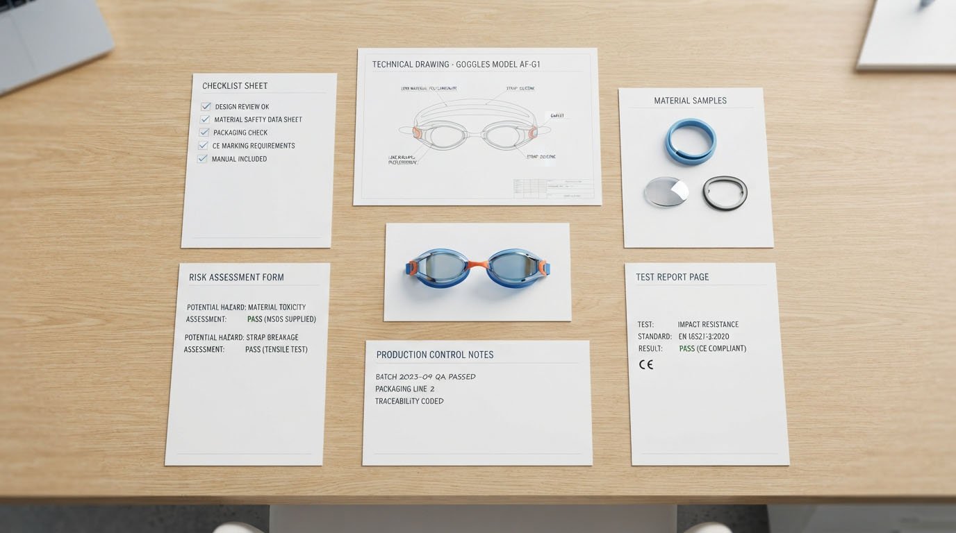 Annex III Swimming Goggles Technical Documentation Checklist Annex III PPE technical file checklist for swimming goggles