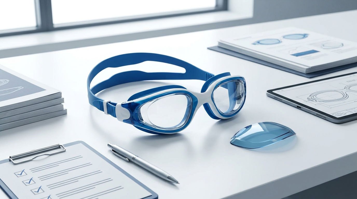 swimming goggle anti-fog lifespan specification and quality record