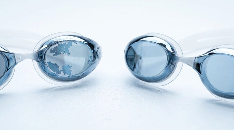 Why Does Mirror Coating Peel Off Swimming Goggle Lenses?