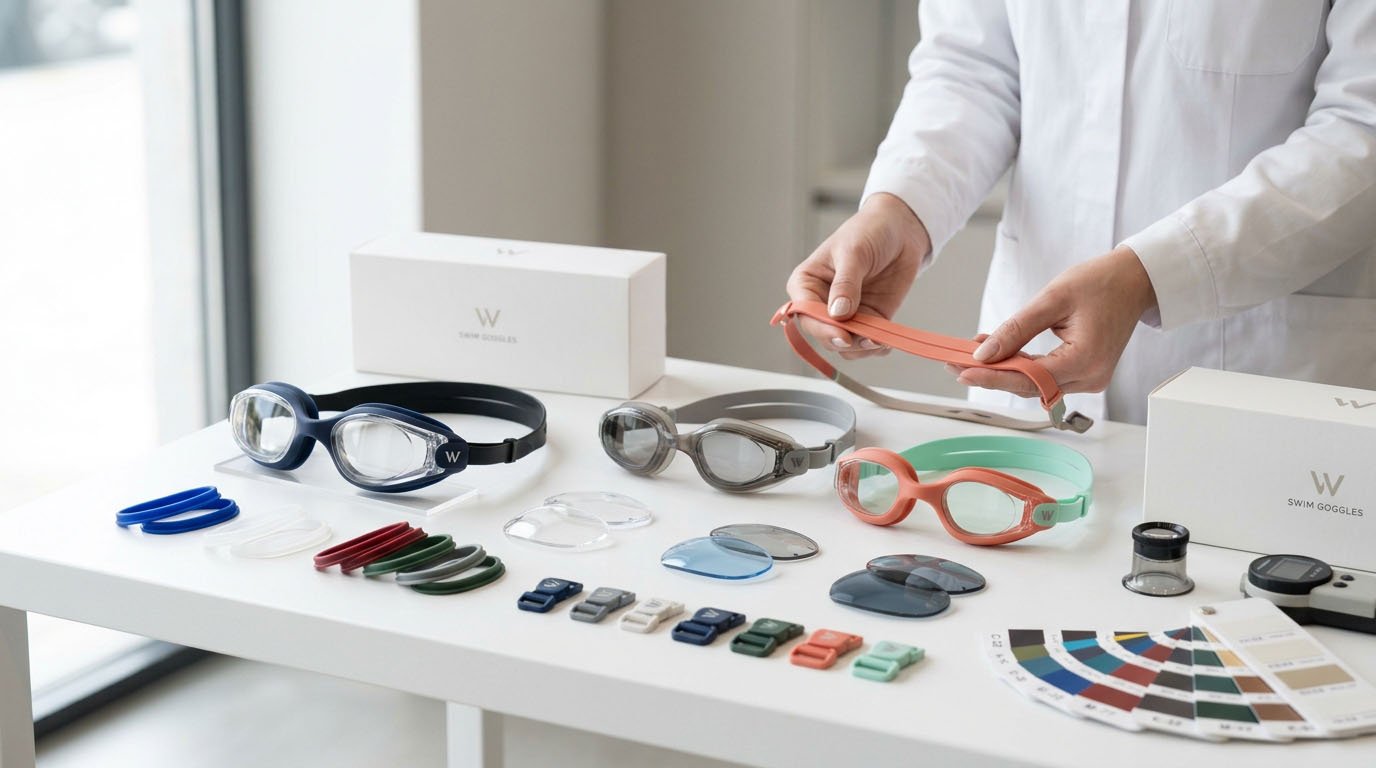Custom Color Swimming Goggles Manufacturing custom color swimming goggles manufacturing